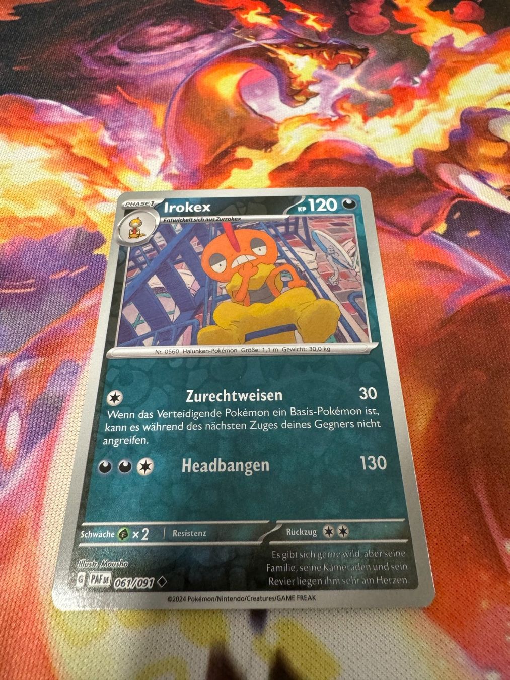 Pokémon Sammelbilder & Trading cards: Irokex (PAF 061) / Reverse Holo / Paldeas Schicksale – Neu (gemäss Beschreibung) aus Bülach von CherryBlu