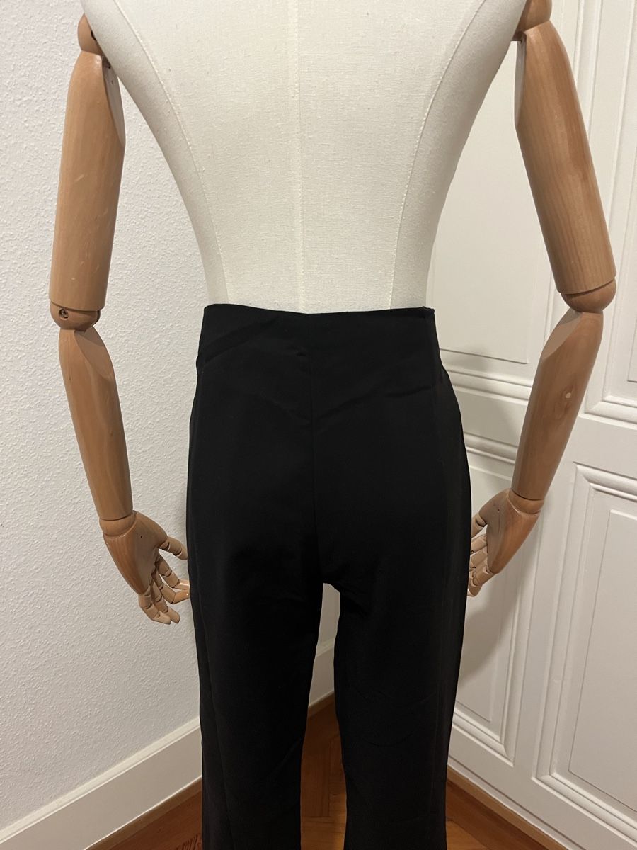 Mango Pantaloni: Stylish Mango Black Pants - Size 40 - great condition! – Usato da Mies venduto da Nib2011 6