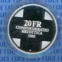 CHF__20.00 1995 Rhätische Schlangenkönigin PP 20 Franken