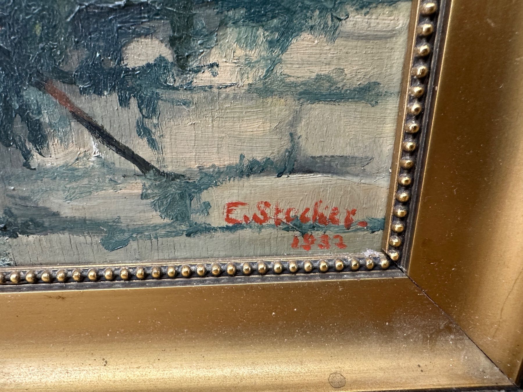 Gemälde: Altes Gemälde Ölbild Signiert – Gebraucht aus arlesheim von Art.en1 4