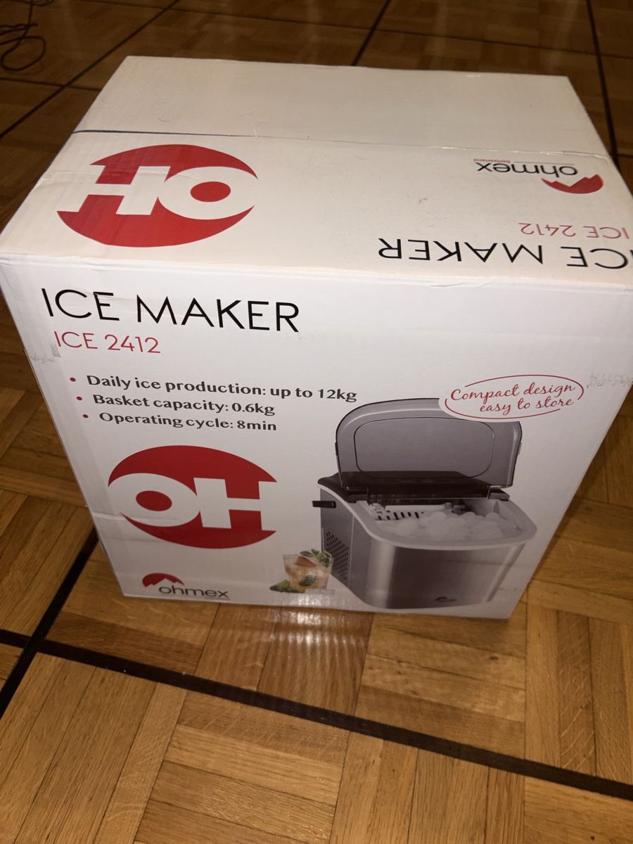 Ohmex Elettrodomestici da cucina: OhMEX ICE MAKER ICE 2412 Portable new – Nuovo e nell'imballaggio originale da Genève venduto da jul_2fzv