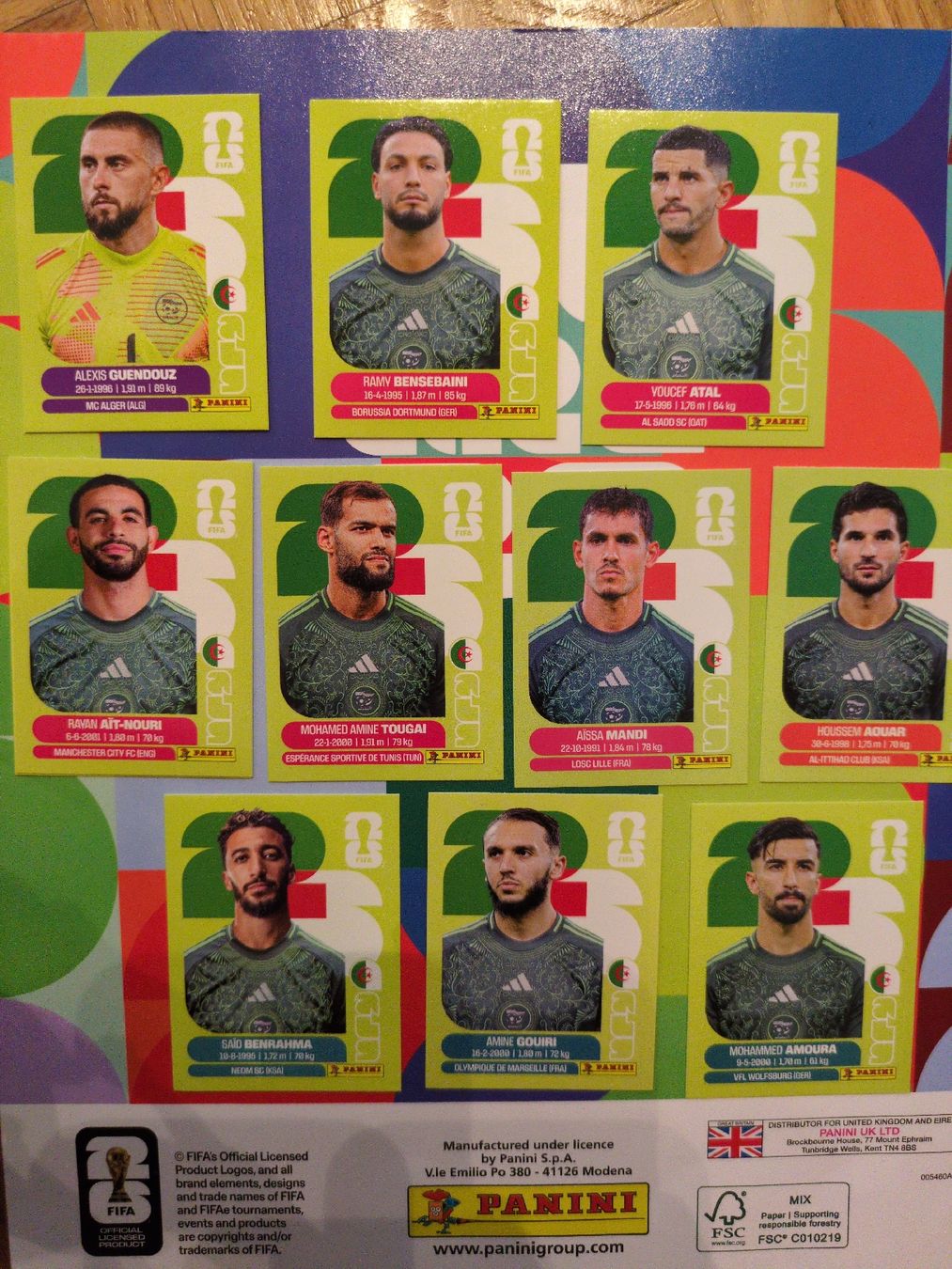 Panini Carte collezionabili: Panini Algerien Set – Nuovo (secondo la descrizione) da Rapperswil SG venduto da sau_p7ft