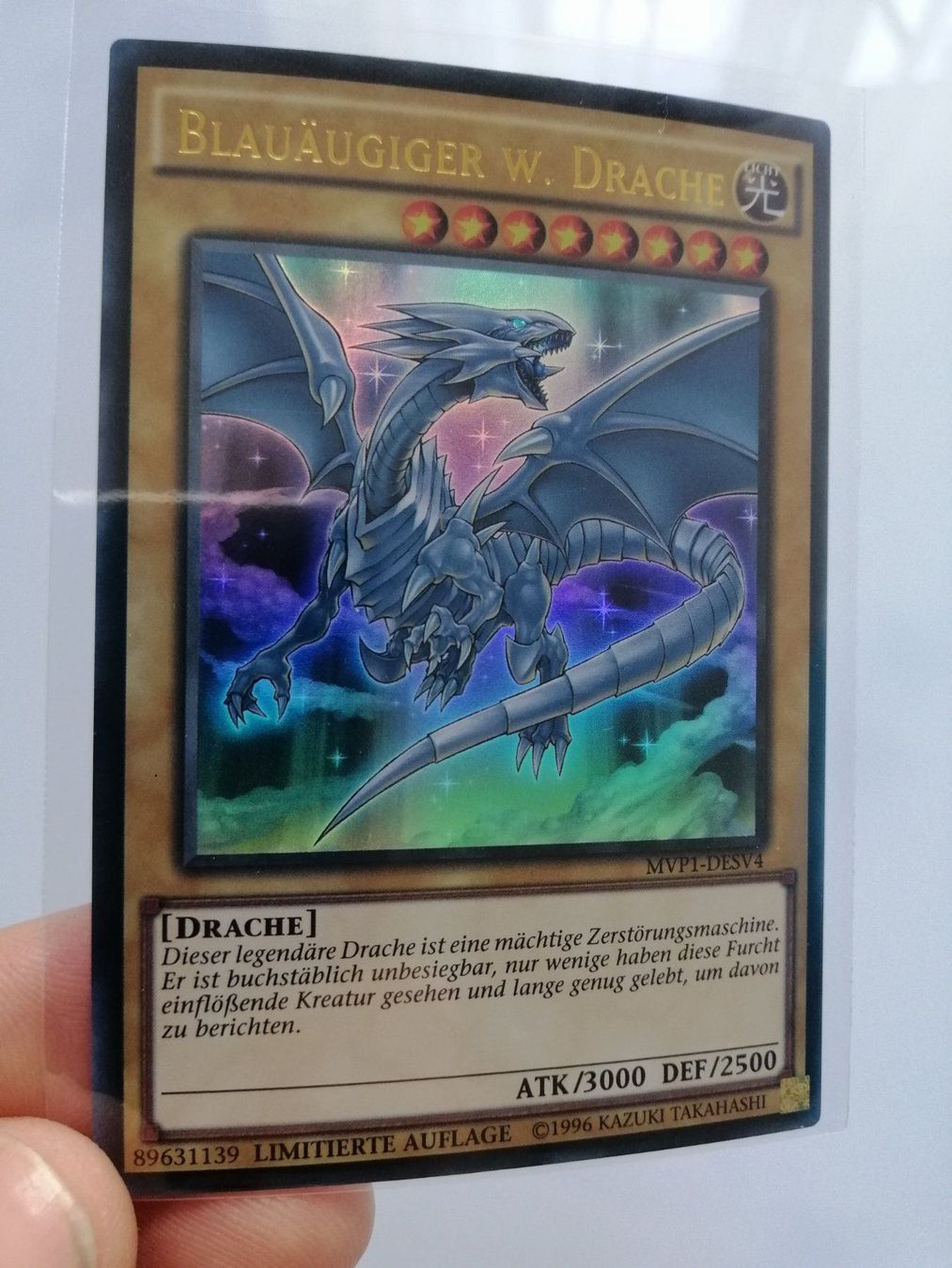 Yugioh Carte collezionabili: Blauäugiger W. Drache Limitierte Auflage – Nuovo (secondo la descrizione) da Boswil venduto da ShoppingCenterCity 2