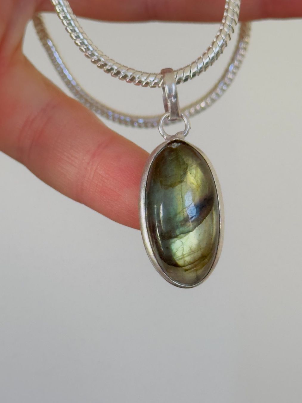 Catenine: Labradorite Gemstone Handmade Jewelry necklace – Nuovo e nell'imballaggio originale da Genève venduto da AGBERG 7