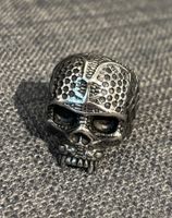 Stahl Ring Skull Totenschädel US Grösse 10
