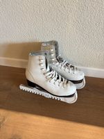 Weisse Schlittschuhe für glänzende Auftritte, Gr. 33