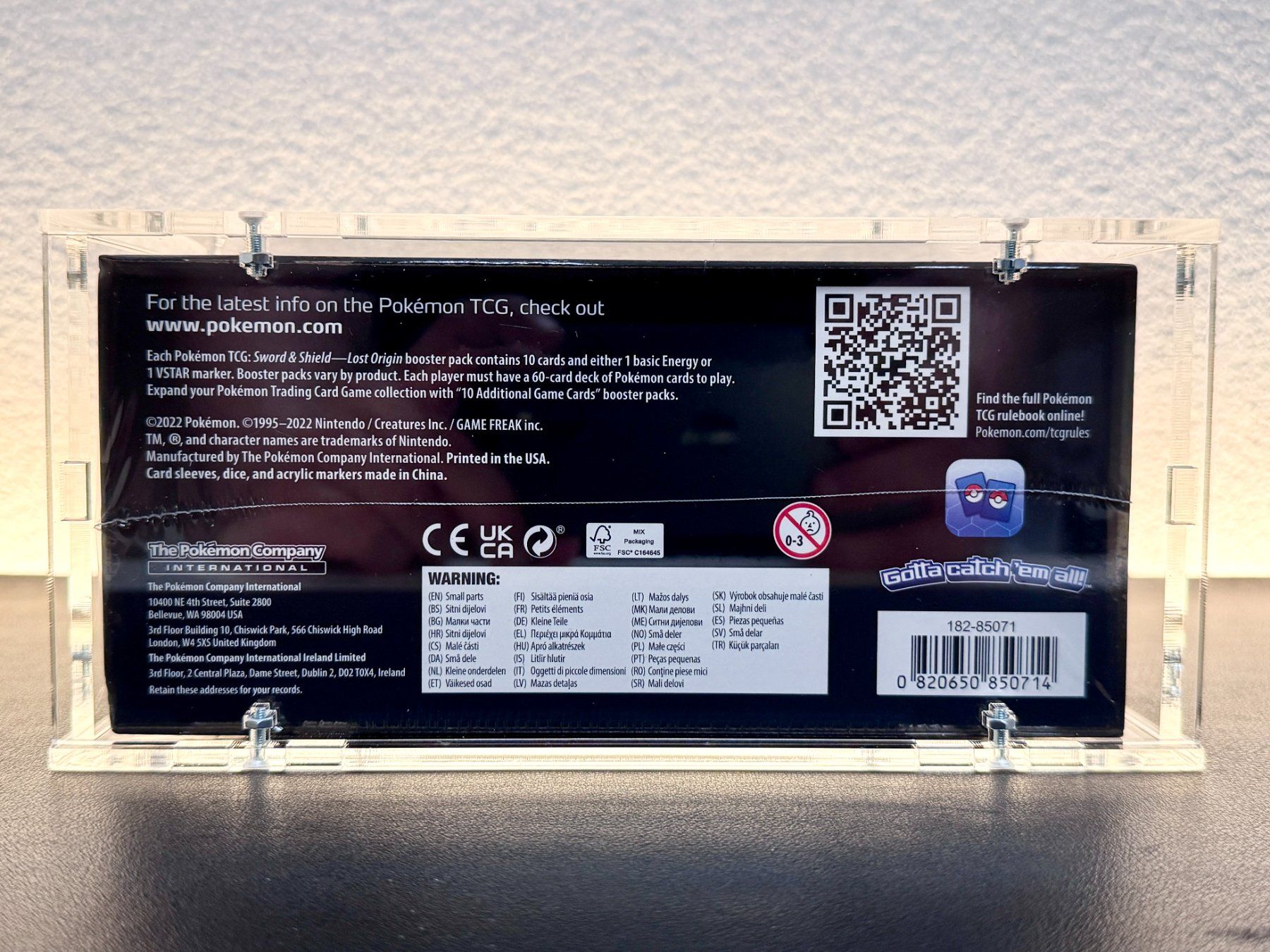 Pokémon Carte collezionabili: Pokémon Lost Origin ETB EN OVP + Acrylbox – Nuovo e nell'imballaggio originale da Schlatt TG venduto da catch_up 7