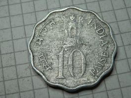 Indien 10 Paise, 1974 FAO - Familienplanung