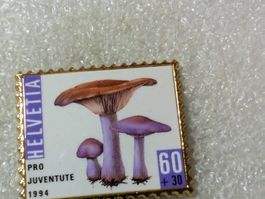 Ansteckpin 133: Pro Juventute Briefmarke Helvetia