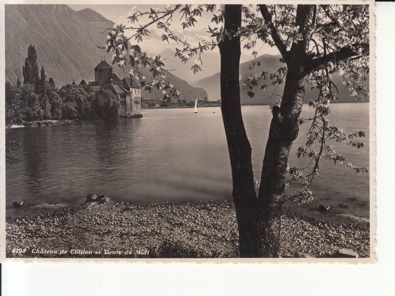 Cartoline postali: Chillon 1932 – Usato da Bürglen TG venduto da StampGraf
