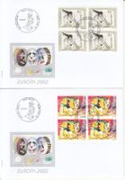 SBK 1051 - 1052 im 4er-Block FDC