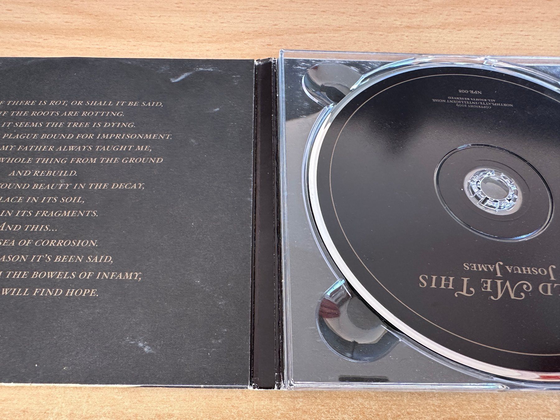 CD: Joshua James – Build Me This – Usato da Rikon im Tösstal venduto da Alpenmutz 2