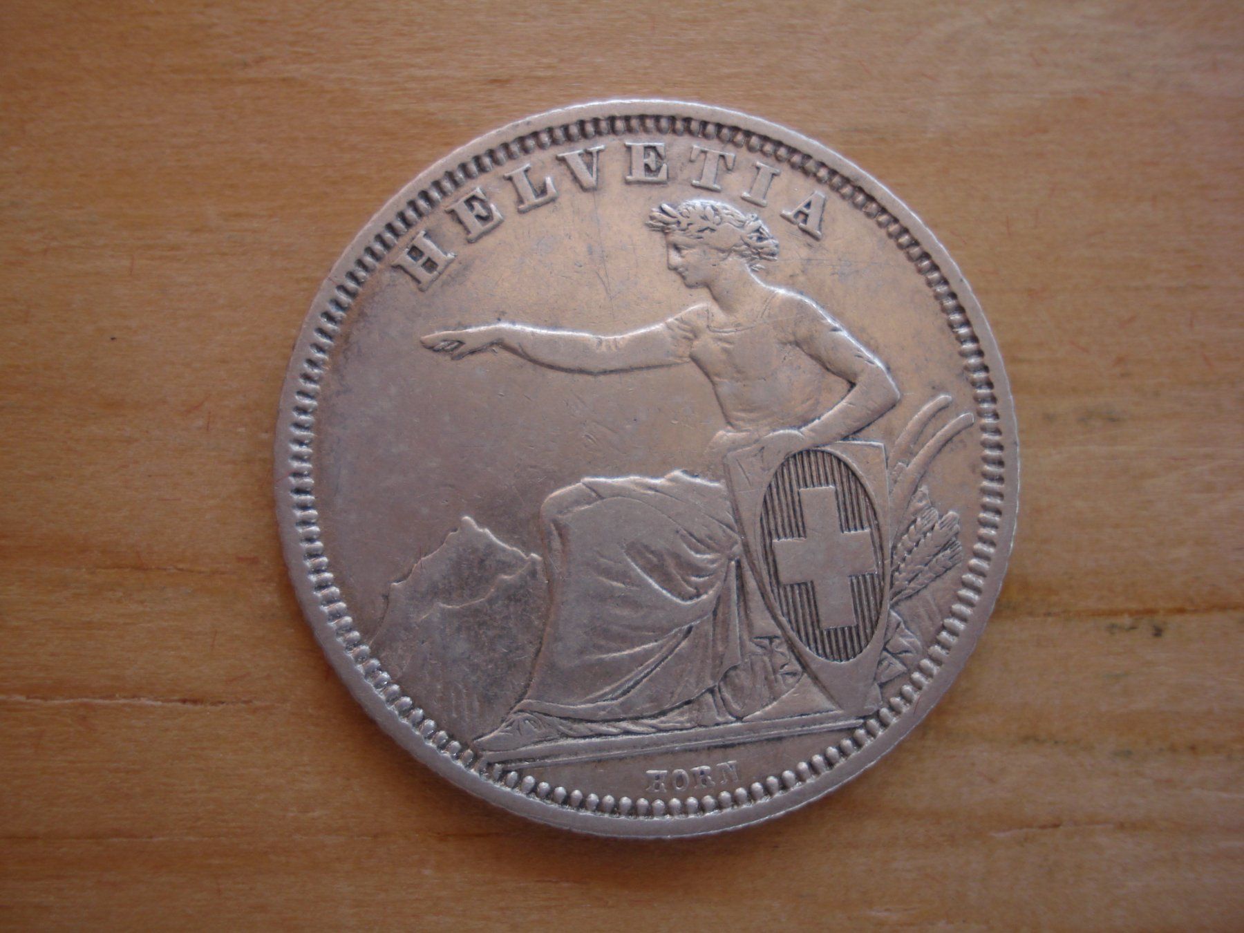 Alle Münzen: (C1) 1 Franken 1860 SS-VZ – Gebraucht aus Erlach von Net-Coins 1