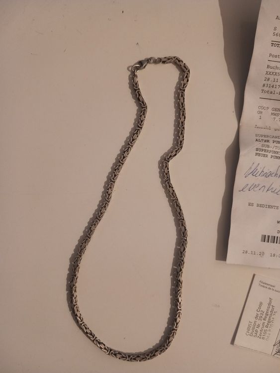 Herren Königskette Silber 316L Edelstahl | 4/6/8mm Byzantinische Kette