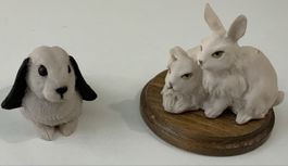 Un lapin bélier et un duo