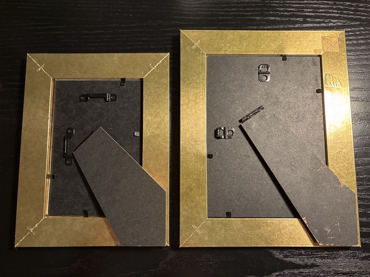 Ikea Cornici: Goldene Bilderrahmen 2er Set IKEA VIRSERUM – Usato da Bern venduto da lea.marti 1