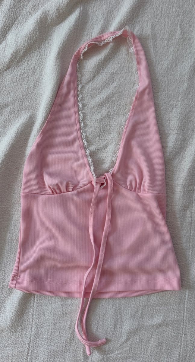 Tops: Pink halter top lace trim – Neu (gemäss Beschreibung) aus Winterthur von LarissaChiara27