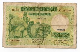 Banknote Belgien, 50 Francs, 1938