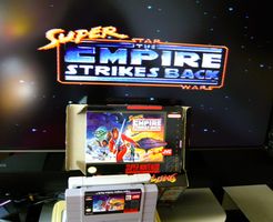 SNES: Super Star Wars The Empire strikes back, CIB, Top!