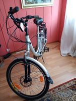 E-Bike Damen Rad Silber  