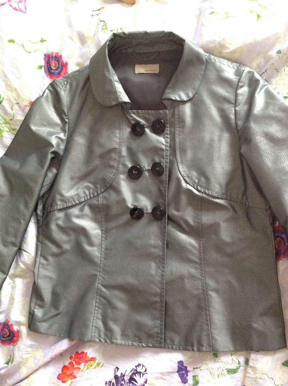 Giacche: Apriori leichte Jacke Gr 36 silbrig festlich – Usato da Urdorf venduto da alda02 3