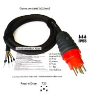 3m T25 IP55 Geräteanschlusskabel neueste Norm für Aussenanw.