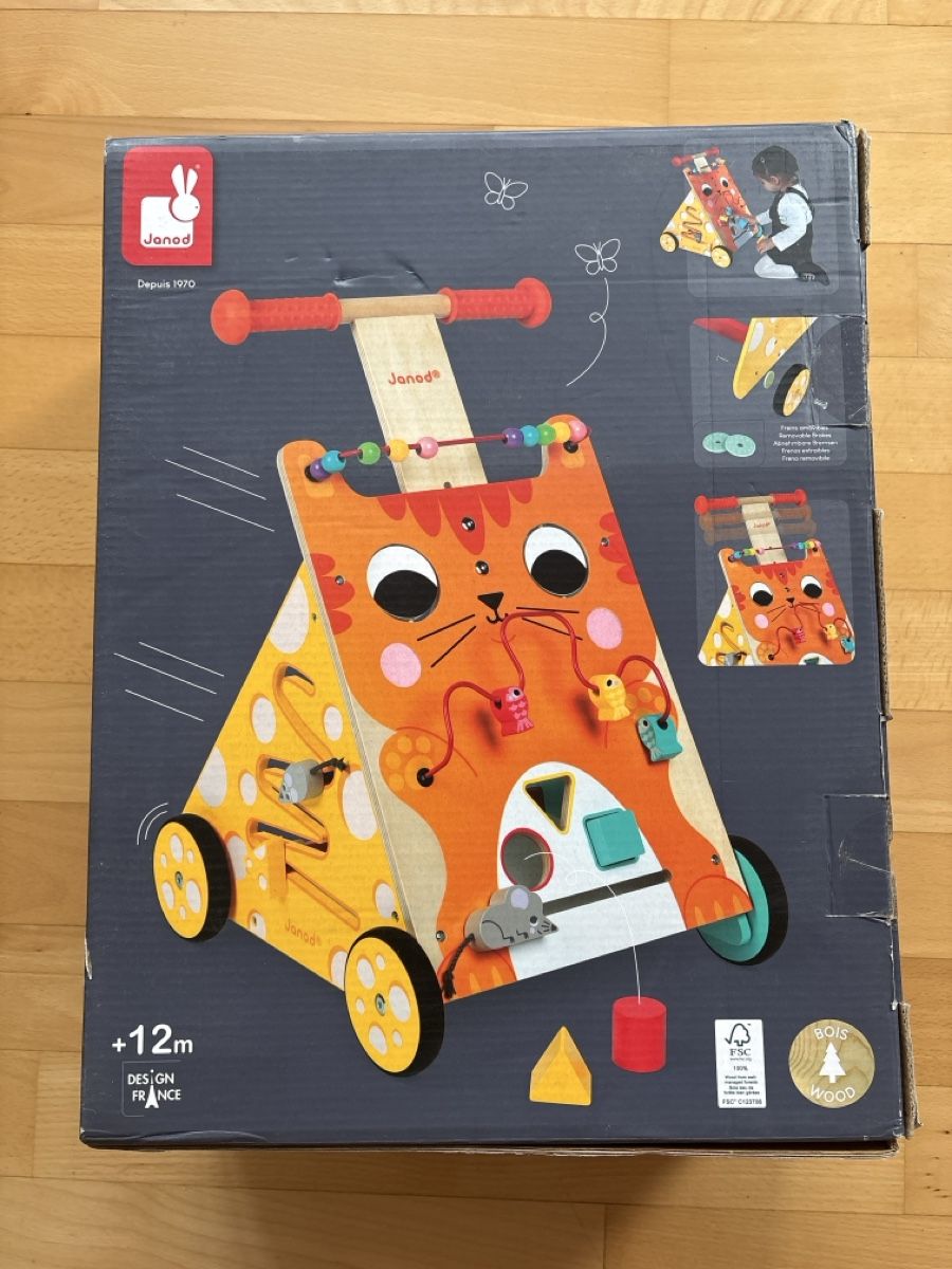 Ausili per la deambulazione: Janod Wooden Activity Baby Walker Cat – Usato da DIETIKON venduto da jmerino17 6