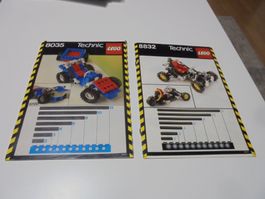 LEGO - TECHNIK - ANLEITUNGEN - 8035 + 8832
