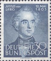 BRD 166, 150.Geburtstag von Justus von Liebig postfrisch **