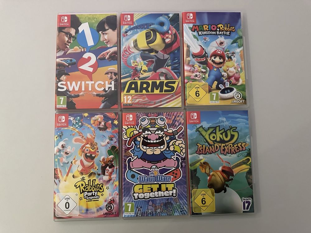 6 Nintendo Switch Spiele (Gebraucht) in Vordemwald für CHF 74.9 – mit ...