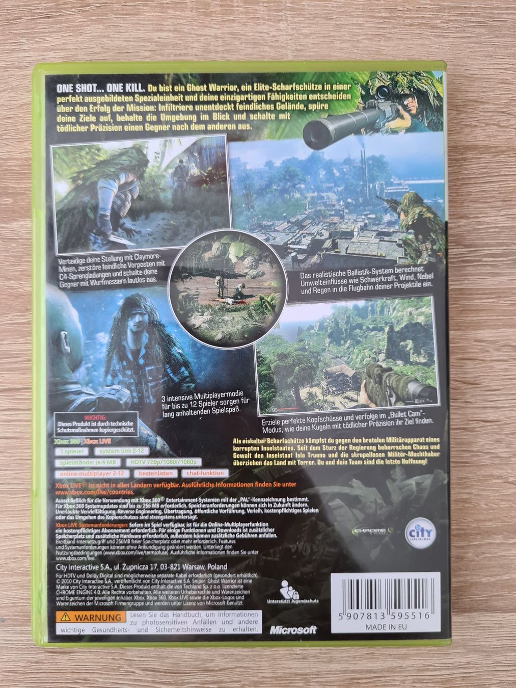 Jeux: Sniper Ghost Warrior (German Cover) - Xbox 360 – D'occasion à Carouge GE par Franllo 1