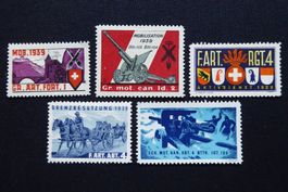 (m237) Artillerie Wit 24/1 + 31/1 + 42/1 + 46/1 + 48/1 *