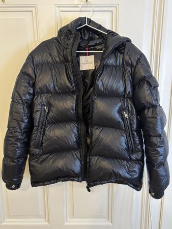 Moncler Daunenjacke schwarz Herren Grösse L gepflegt