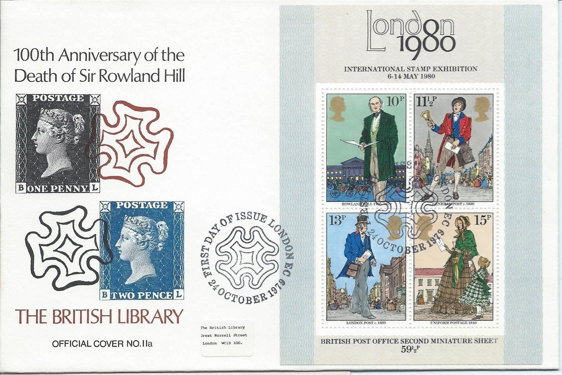 Tutti i francobolli: GRANDE-BRETAGNE 1979 FDC British Library – Usato da Bussigny venduto da jacky1953