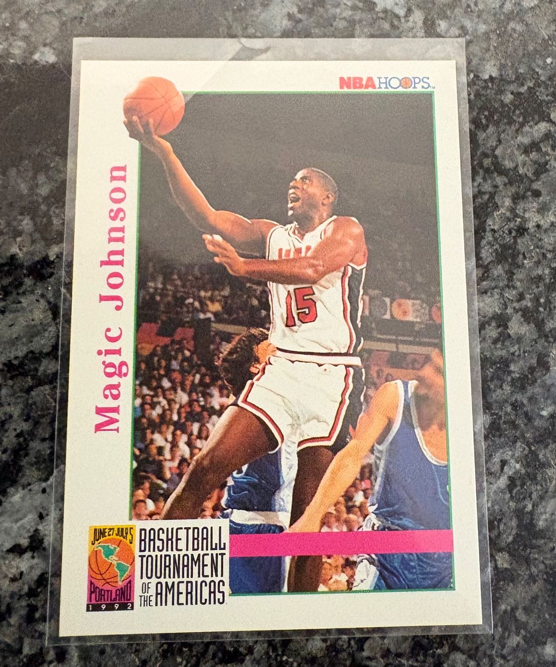 Nba Carte collezionabili: NBA Magic Johnson Tesm USA Card – Nuovo (secondo la descrizione) da Muttenz venduto da joba23