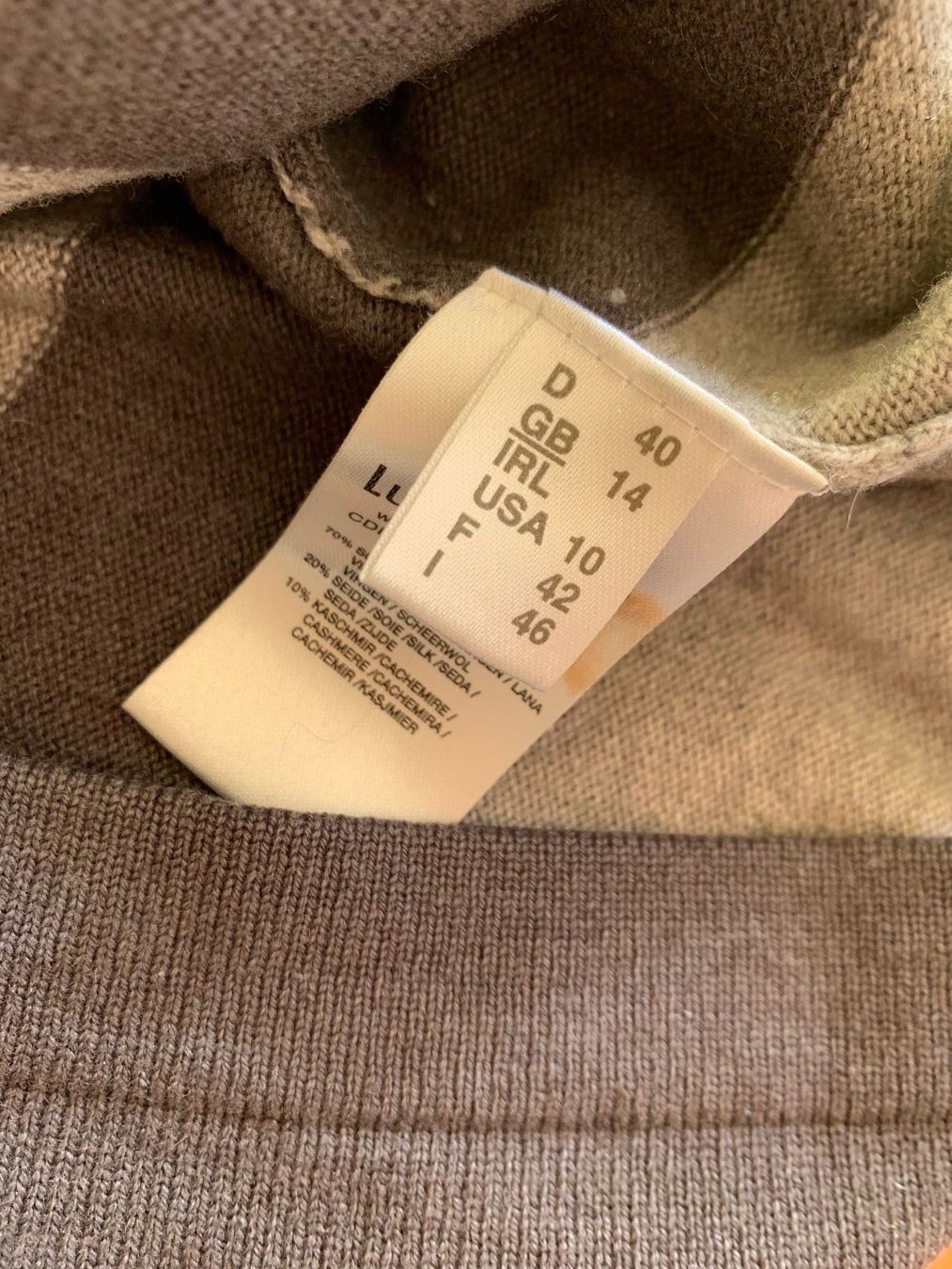 Luisa Cerano Pulls & Sweat-shirts: Luisa Cerano Longpullover/Strickkleid Grau/Blau Gr. 40 – D'occasion à Meiringen par Stuffandmore 2