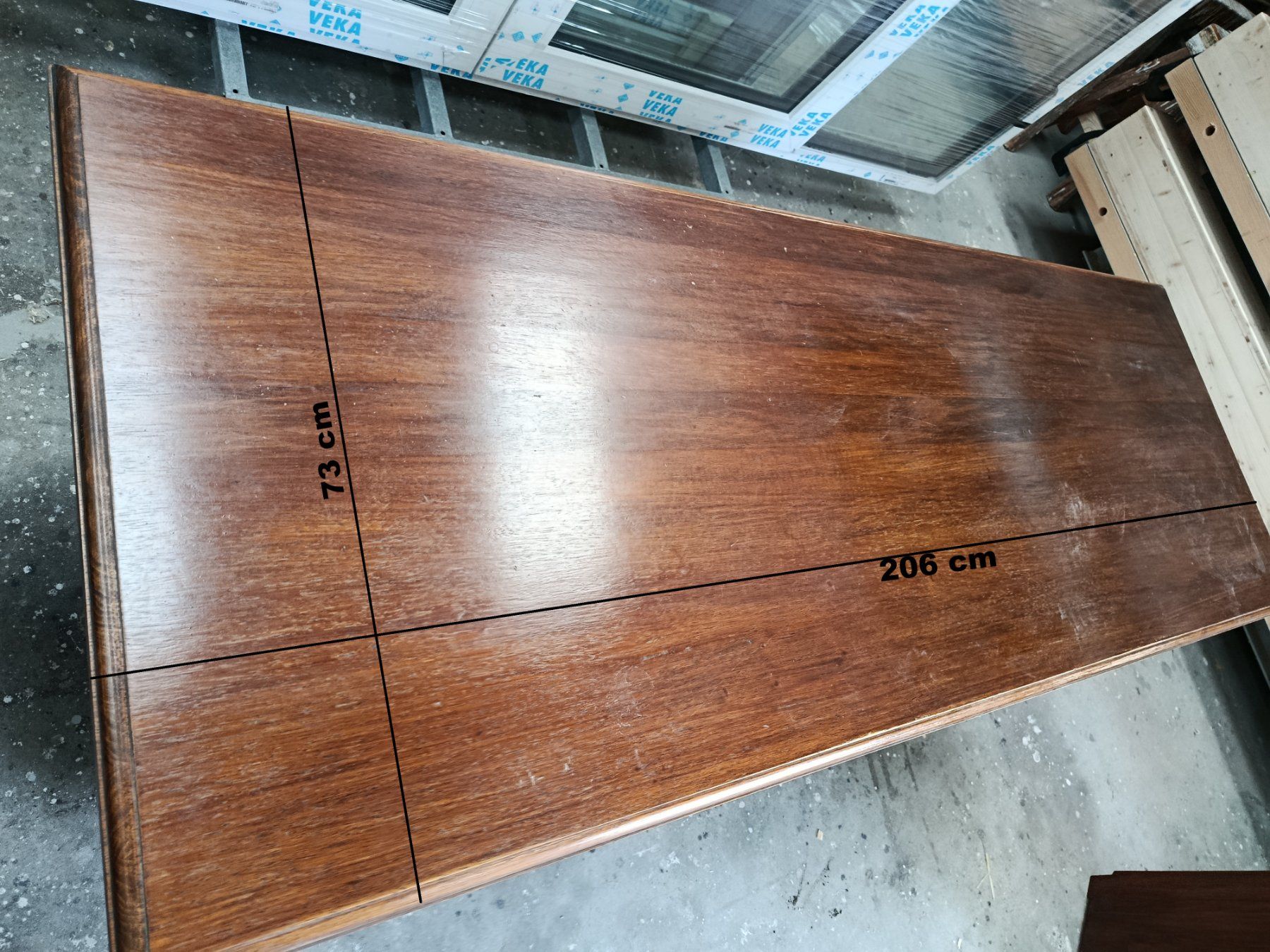 Schreibtische: Bureau en bois massif – Gebraucht aus Cheiry von R-Nicolet 1