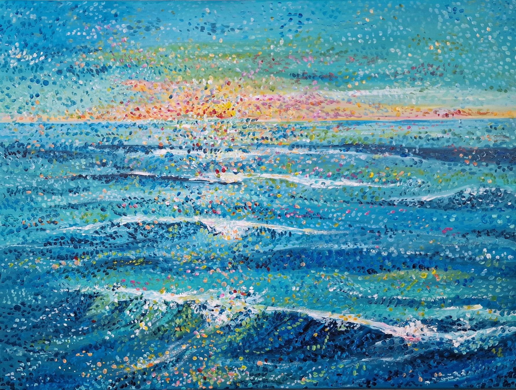 Dipinti: Sparkling waves – Nuovo e nell'imballaggio originale da Heimberg venduto da CBalmer 1