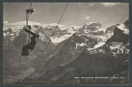 Carte P de 1951 ( Braunwald. Sesselbahn. Linthal, Tödi )