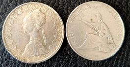 2 x 500 Lire 1960 und 61