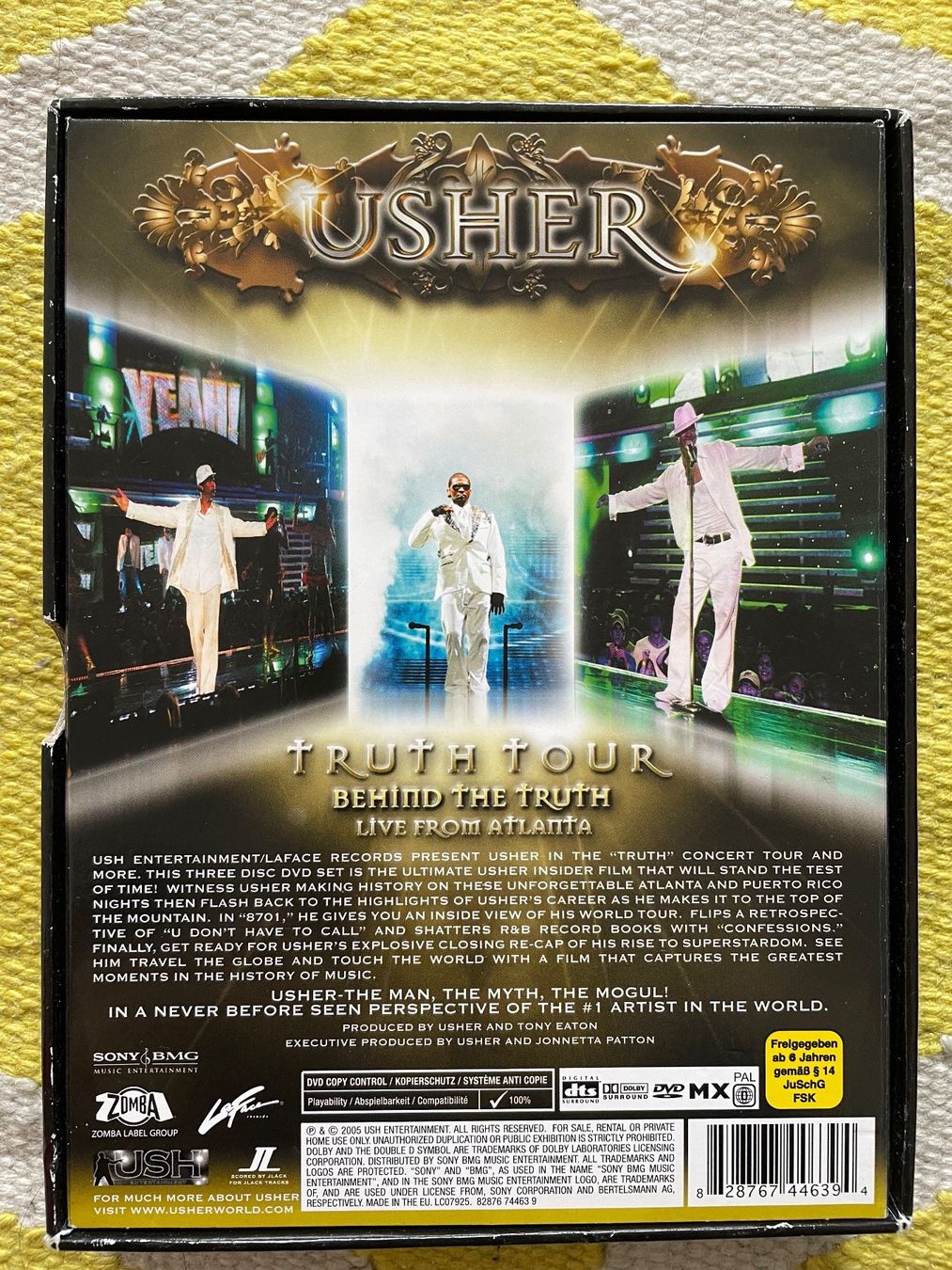 Tutti i DVDs: USHER-3DVD BEHIND THE TRUTH LIVE FROM ATLANTA – Usato da Rorschacherberg venduto da CD-Roli 1