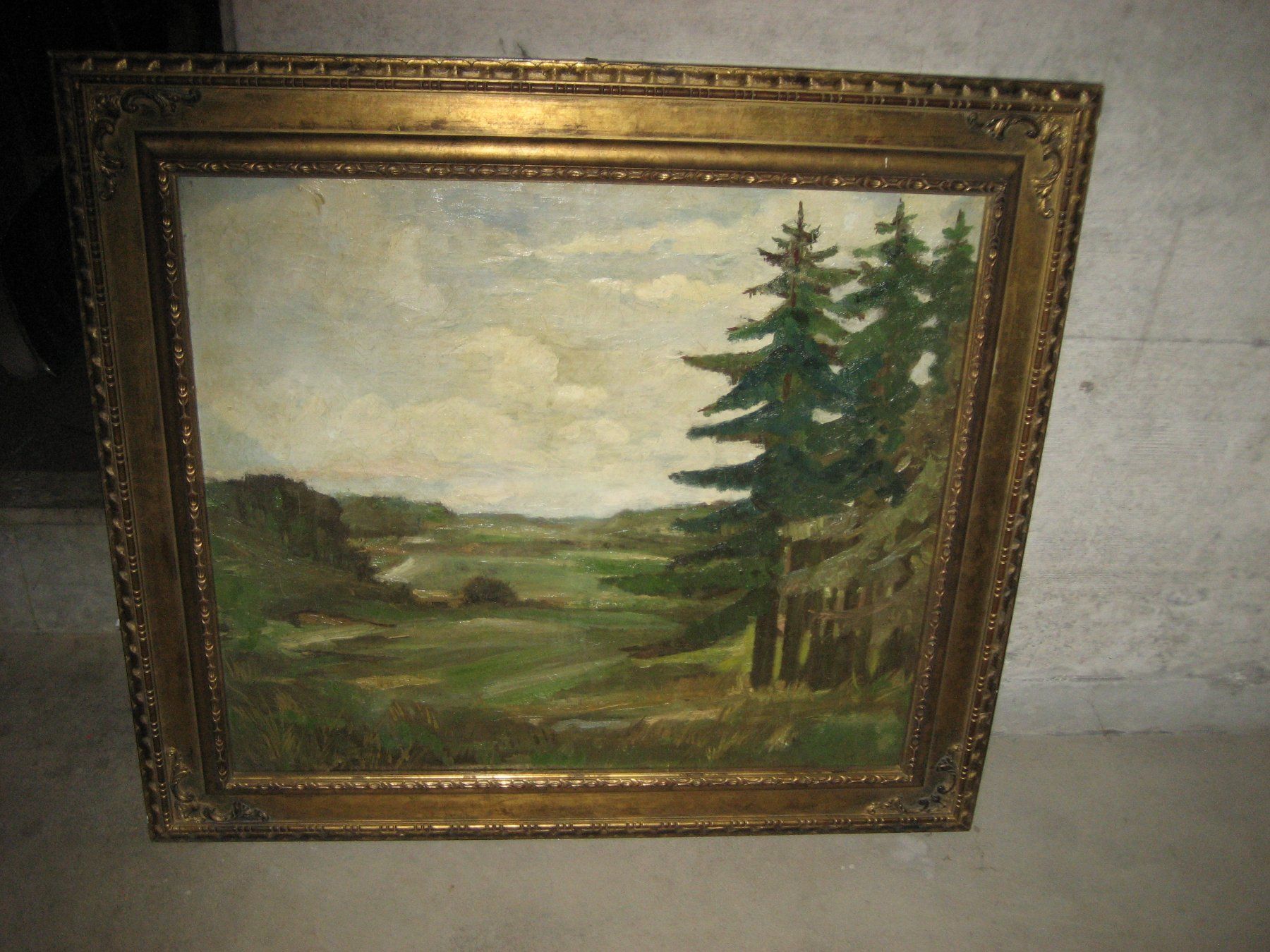 Gemälde: Landschafts-Bild mit Tannen – Neu und originalverpackt aus Urtenen-Schönbühl von Caravaggio5