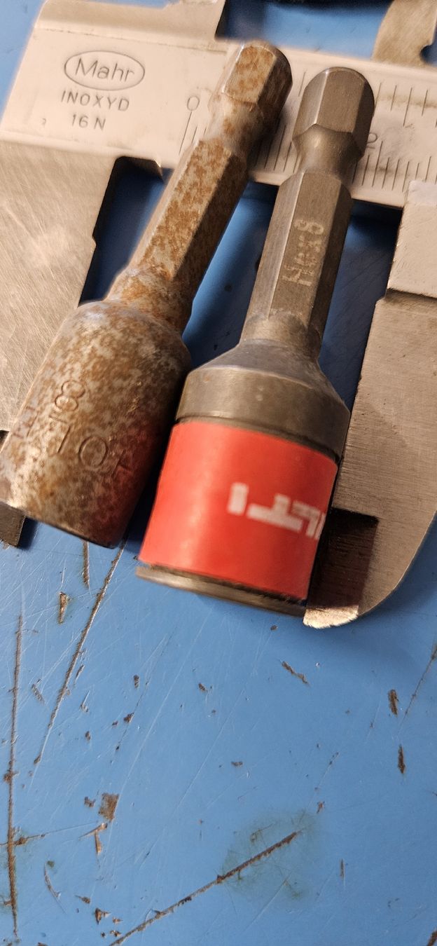 Hilti Tutti gli attrezzi: 6-teiliges Bit-Set Nüsse 8-12mm – Usato da Baar venduto da Vel...Baar45 3