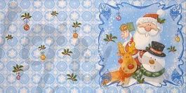 Serviette weihnachtsmann (w264) 2Stk.