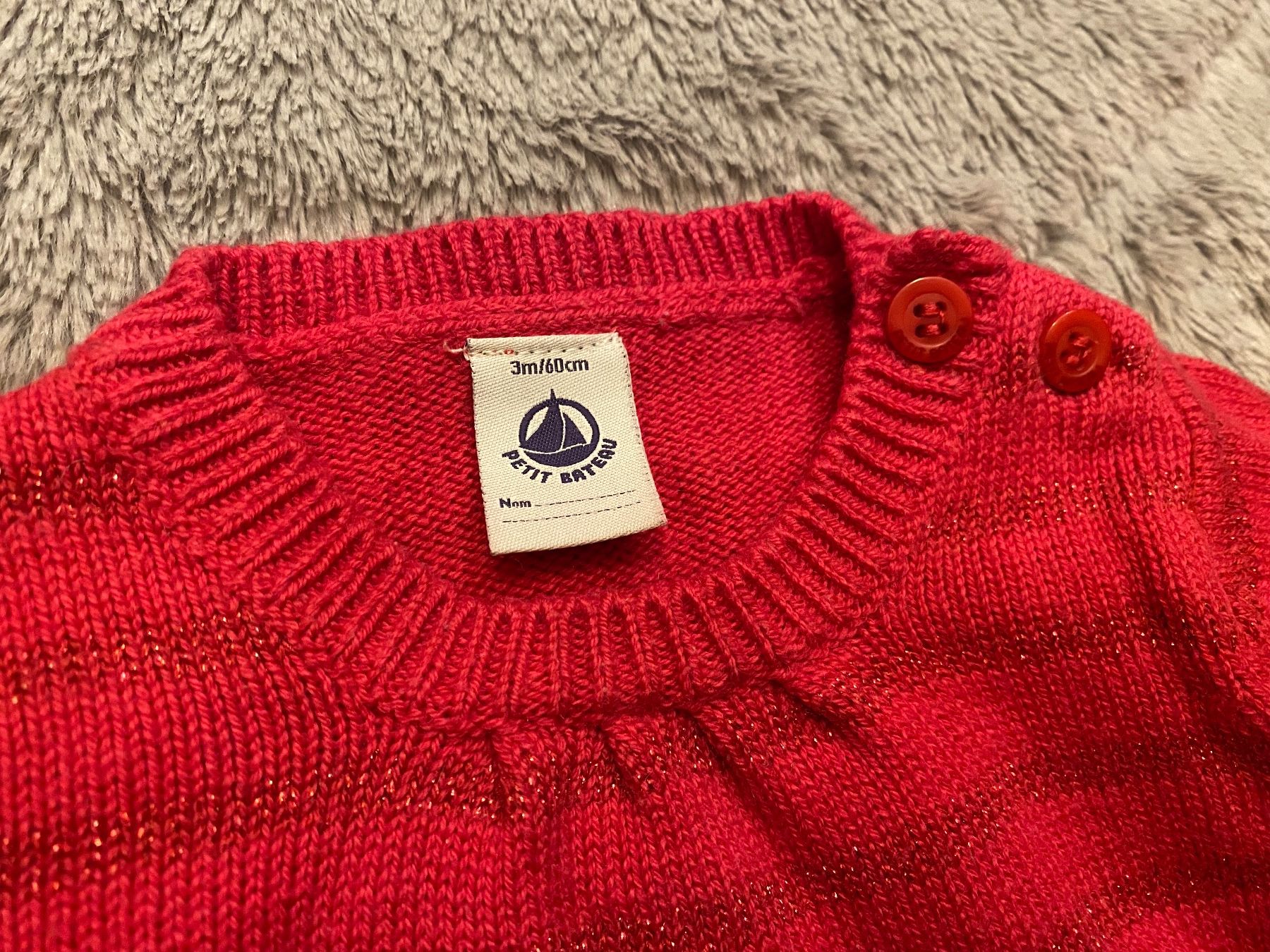 Petit Bateau Maglioni & Felpe: Petit Bateau Gr 62 Pullover Strickpullover Baby pink – Usato da Basel venduto da him_5r5n 1