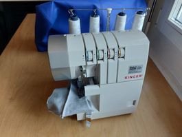 Overlock Nähmaschine Singer gebraucht in gutem Zustand