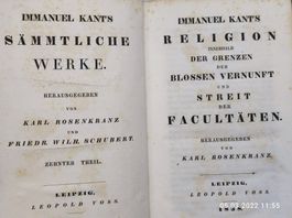 PHILOSOPHIE - KANT - SÄMMTLICHE WERKE