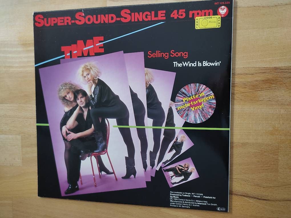 Schallplatten: Maxi Single Vinyl, TIME, The wind is blowin – Gebraucht aus Zielebach von Teneristi 1