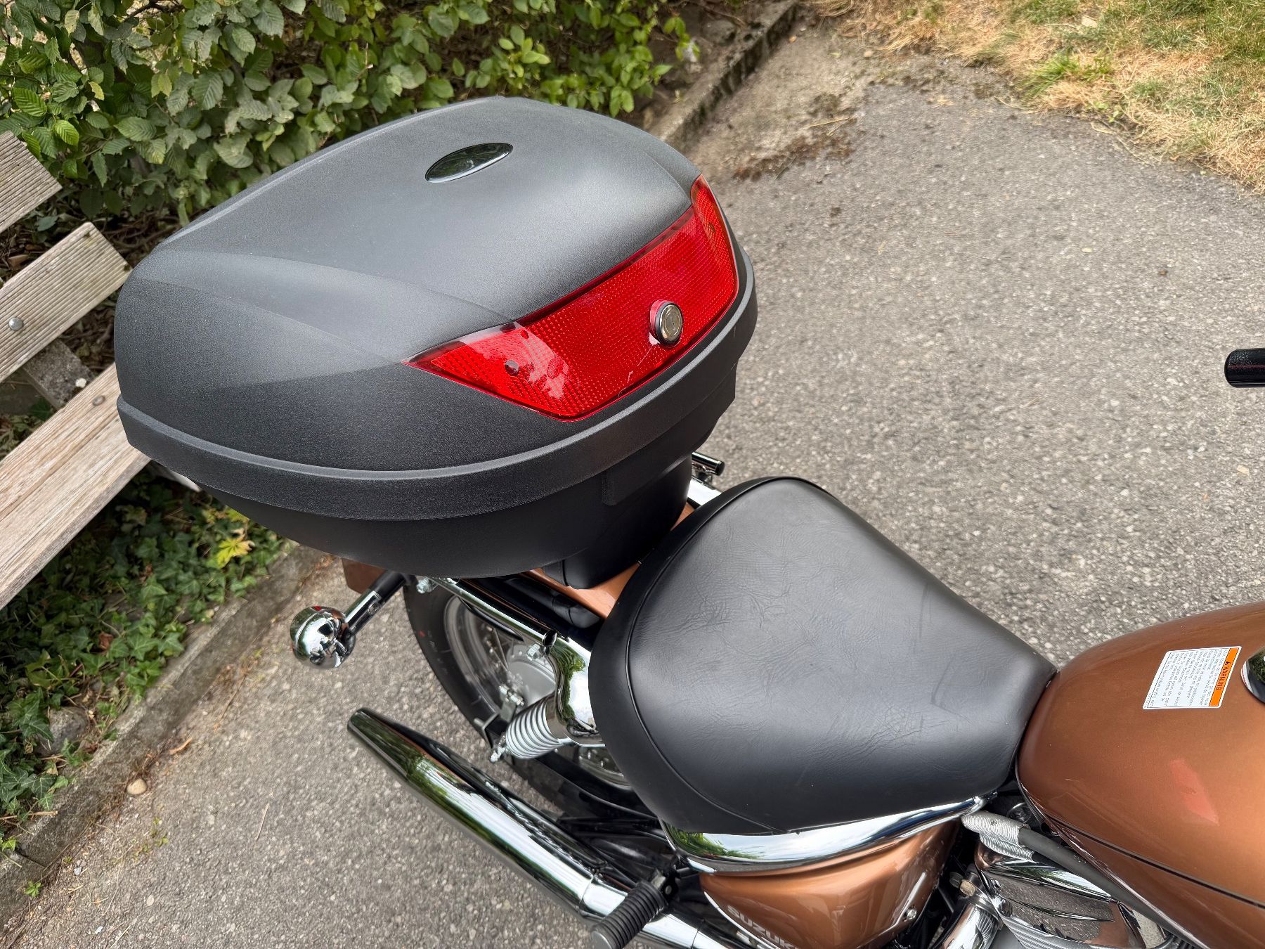 Topcase: Top Case 51L Motorrad black with reflector – Neu (gemäss Beschreibung) aus Lüchingen von qen_d99r 3
