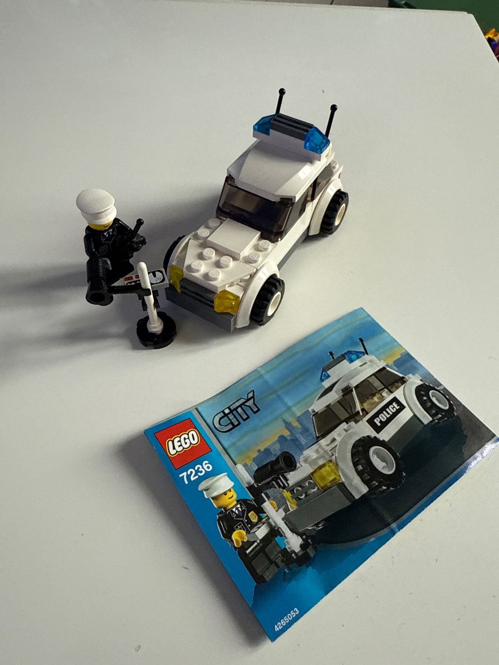 Lego Giocattoli: Lego City Polizei Auto 7236 mit Anleitung – Usato da Allschwil venduto da meeresperle 2